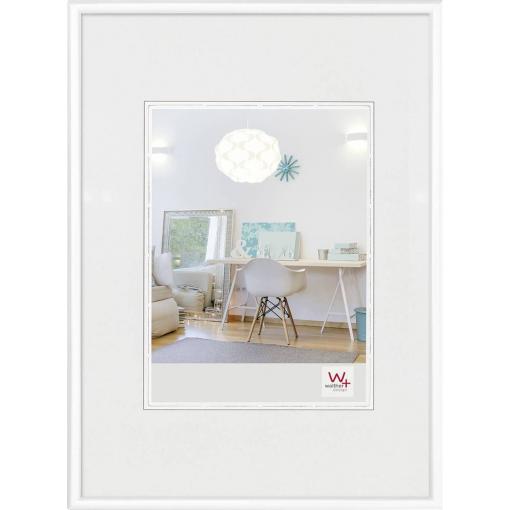 walther+ design KV318W vyměnitelný fotorámeček Formát papíru: 13 x 18 cm (š x v) 13 cm x 18 cm bílá