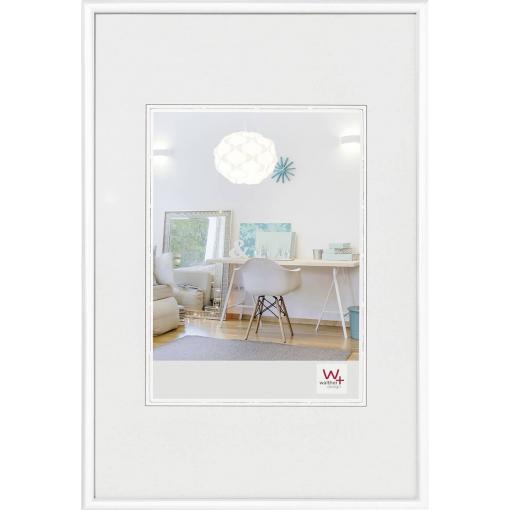 walther+ design KV015W vyměnitelný fotorámeček Formát papíru: 10 x 15 cm (š x v) 10 cm x 15 cm bílá