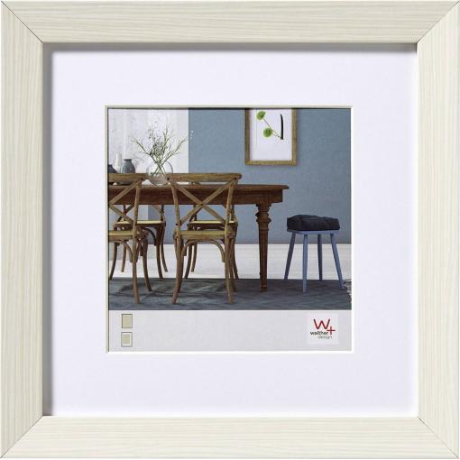 walther+ design EF440W vyměnitelný fotorámeček Formát papíru: 40 x 40 cm (š x v) 40 cm x 40 cm bílá