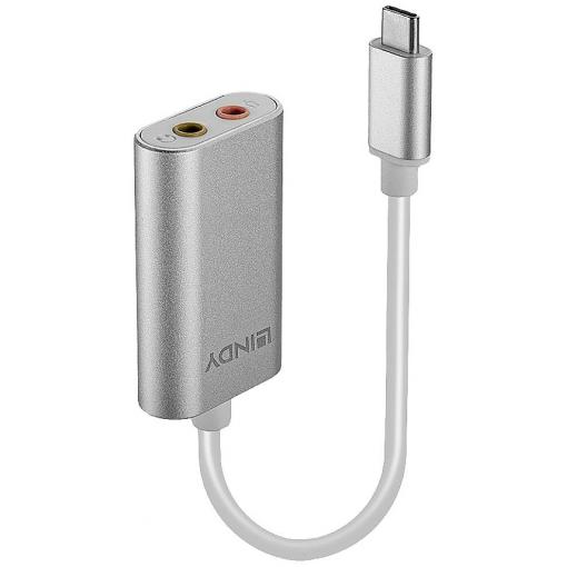 LINDY PC kabel Lindy Audio Adapter - Soundkarte - USB-C [USB-C® - jack]