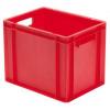 204086 stohovací zásobník vhodné pro potraviny (d x š x v) 400 x 300 x 320 mm červená 4 ks