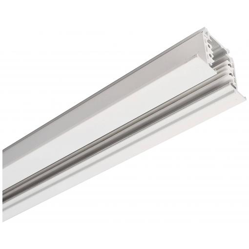 Deko Light 710069 D Line Einbaustromschiene mit Flügel 1m vysokonapěť. komponent lištových systémů napájecí kolejnice 3fázové bílá