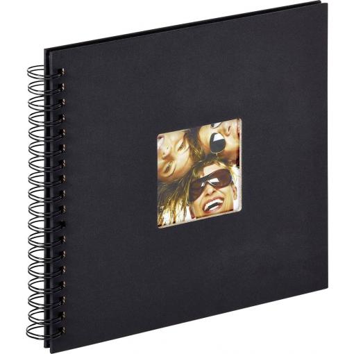 walther+ design SA-108-B album se spirálovou vazbou (š x v) 26 cm x 25 cm černá 40 Seiten