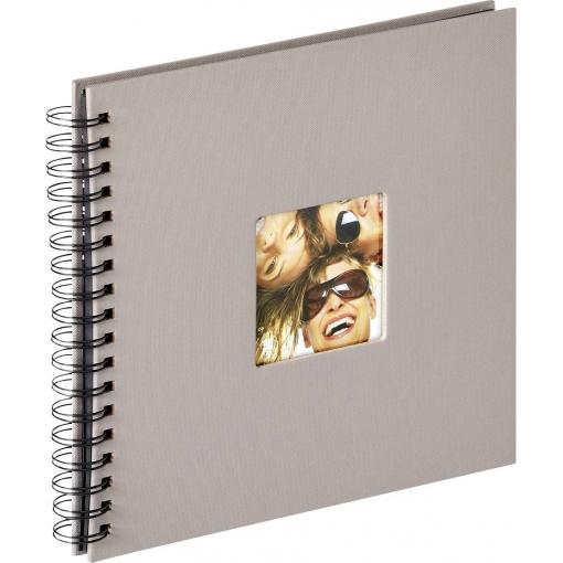 walther+ design SA-108-X album se spirálovou vazbou (š x v) 26 cm x 25 cm šedá 40 Seiten