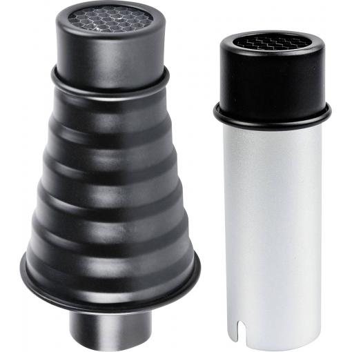 Godox Godox AD-S9, Set, Schwarz, Silber, Witstro AD-180/AD-360 AD-S9 Snoot bodové připevnění (Ø) 8 cm 1 ks