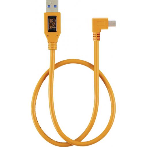 Tether Tools USB kabel USB 3.0 USB Mini-B zástrčka, USB-A zástrčka 0.50 m oranžová barevně rozlišený TET-CU51RT02-ORG