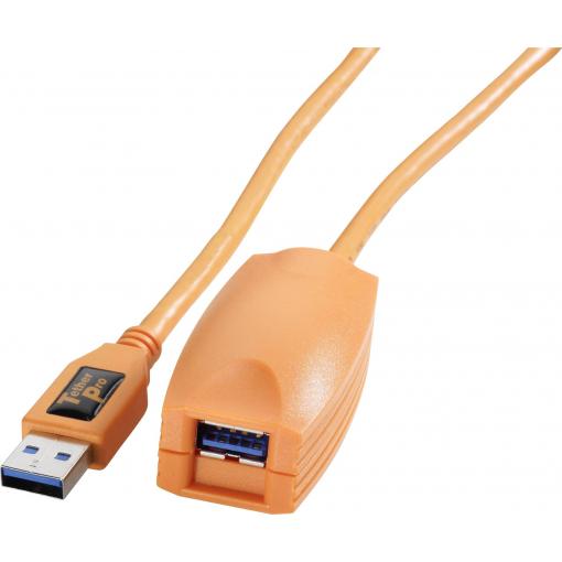 Tether Tools USB kabel USB 3.2 Gen1 USB-A zástrčka, USB-A zásuvka 5.00 m oranžová CU3017