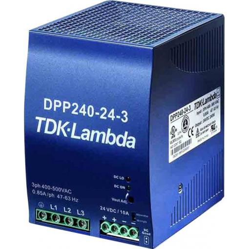 TDK-Lambda DPP240-48-1 síťový zdroj na DIN lištu, 48 V/DC, 5 A, 240 W, výstupy 1 x