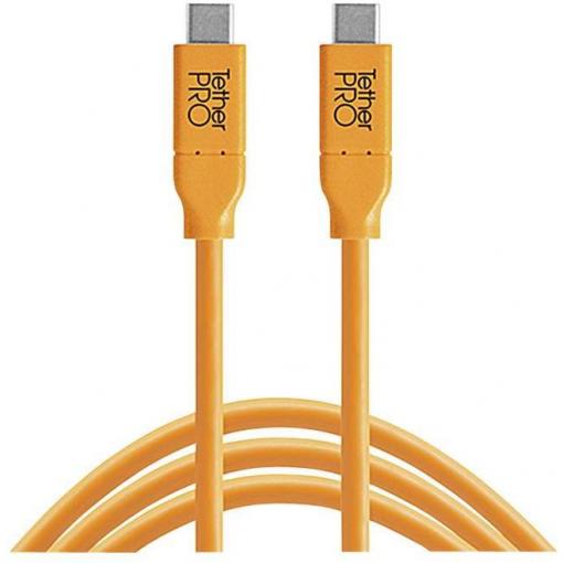 Tether Tools USB kabel USB-C ® zástrčka, USB-C ® zástrčka 4.60 m oranžová CUC15-ORG