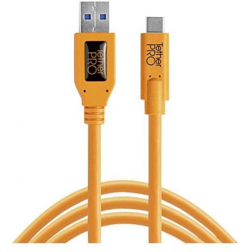 Tether Tools USB kabel USB 3.0 USB-C ® zástrčka, USB-C ® zástrčka 4.60 m oranžová CUC3215-ORG