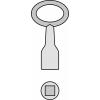 Basi 301V-5 trnový klíč stříbrná