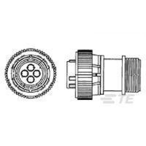 TE Connectivity TE AMP Circular Plastic Connectors 211882-1 1 ks