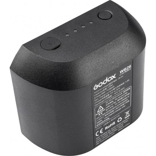 Godox Godox WB26, 2600 mAh, 28,8 V, 74,88 Wh akumulátor do kamery 2600 mAh