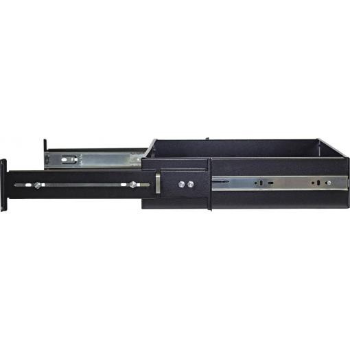 Intellinet 714938 19 palec šuplík pro datové skříně 2 U Vhodné pro hloubku skříně: od 450 mm černá (RAL 9005)