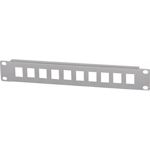 Intellinet 714969 10 portů síťový patch panel 254 mm (10) nevybavený specifikací 1 U šedobílá (RAL 7035) neosazený
