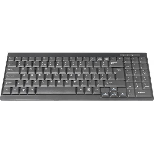 Digitus DS-72000UK kabelový KVM tlačítko UK anglická, QWERTY černá