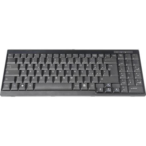 Digitus DS-72000IT kabelový KVM tlačítko italská, QWERTY černá