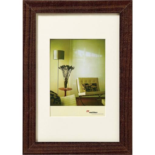 walther+ design HO520N vyměnitelný fotorámeček Formát papíru: 20 x 15 cm (š x v) 15 cm x 20 cm ořechová