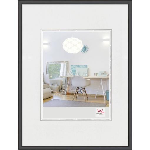 walther+ design KV824B vyměnitelný fotorámeček Formát papíru: 18 x 24 cm (š x v) 18 cm x 24 cm černá