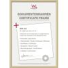 walther+ design KV130G vyměnitelný fotorámeček Formát papíru: A4 (š x v) 21 cm x 29.7 cm zlatá