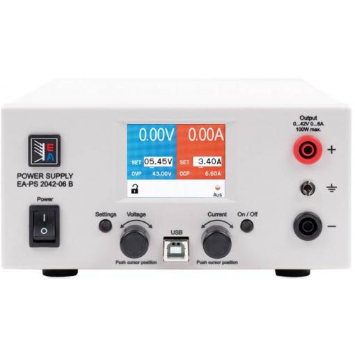 EA Elektro Automatik EA-PS 2042-06B laboratorní zdroj s nastavitelným napětím, 0 - 42 V/DC, 0 - 6 A, 100 W, USB, lze dálkově ovládat, výstup 1 x, 39200112