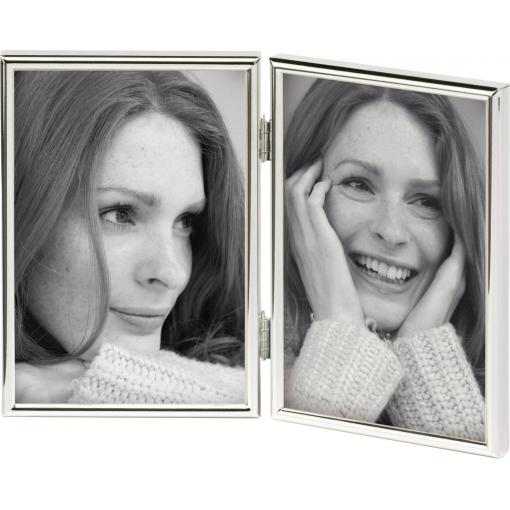 walther+ design WD215S vyměnitelný fotorámeček Formát papíru: 10 x 15 cm stříbrná
