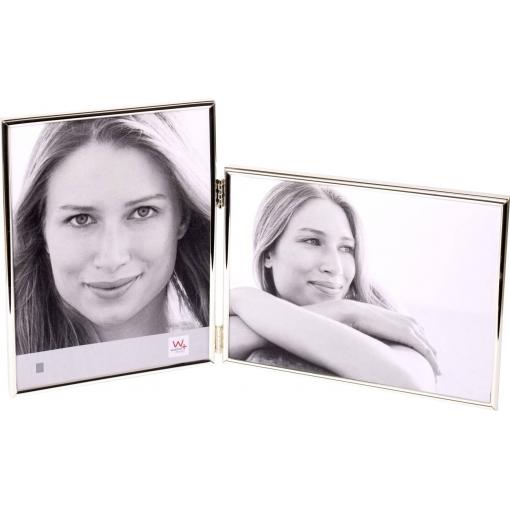 walther+ design WD115S vyměnitelný fotorámeček Formát papíru: 10 x 15 cm stříbrná