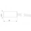 Picotronic laserový modul lineární červená 2.8 mW LI650-2.8-5 (9 X 22)-PL-C210