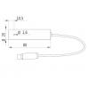 Picotronic laserový modul lineární zelená 15 mW LD532-15-24 (20X80)45-PL-C3000