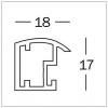 walther+ design KP030G vyměnitelný fotorámeček Formát papíru: 20 x 30 cm (š x v) 20 cm x 30 cm zlatá