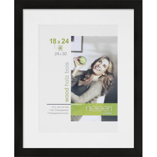Nielsen Design 8988006 vyměnitelný fotorámeček Formát papíru: 24 x 30 cm (š x v) 24 cm x 30 cm černá