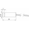 Picotronic laserový modul bodová červená 0.4 mW DC650-0.4-3(8x25)