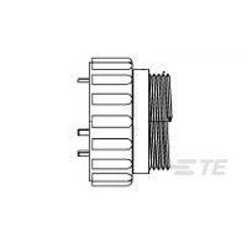 TE Connectivity TE AMP Circular Plastic Connectors 206554-1 1 ks