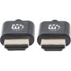 Manhattan HDMI kabel Zástrčka HDMI-A, Zástrčka HDMI-A 3.00 m černá 394376 4K UHD, Audio Return Channel HDMI kabel