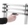 Hailo T80 FLEXLINE 7113-131 hliník teleskopický žebřík max.prac. výška: 4.5 m stříbrná, černá, červená DIN EN 131 13.1 kg