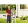 Hailo T80 FLEXLINE 7113-131 hliník teleskopický žebřík max.prac. výška: 4.5 m stříbrná, černá, červená DIN EN 131 13.1 kg