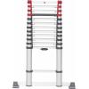 Hailo T80 FLEXLINE 7113-131 hliník teleskopický žebřík max.prac. výška: 4.5 m stříbrná, černá, červená DIN EN 131 13.1 kg
