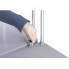 Hailo 0912-210 koš na tříděný odpad 120 l hliník (š x v x h) 43 x 97 x 450 cm šedá mobilní 1 ks