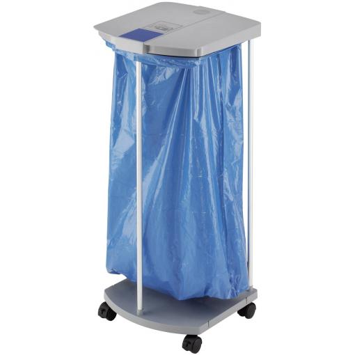 Hailo 0912-210 koš na tříděný odpad 120 l hliník (š x v x h) 43 x 97 x 450 cm šedá mobilní 1 ks