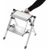 Hailo MK80 ComfortLine 4310-100 hliník sklápěcí schůdky skládací max.prac. výška: 2.4 m stříbrná, černá 3.6 kg
