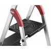 Hailo L100 TOPLINE 8050-807 hliník štafle vč. odkládacího místa na nářadí max.prac. výška: 3.72 m stříbrná, černá, červená EN 131 10.1 kg