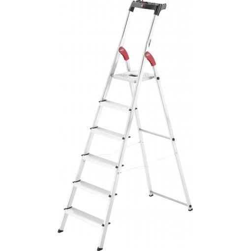 Hailo L60 StandardLine 8160-607 hliník štafle vč. odkládacího místa na nářadí max.prac. výška: 3.05 m stříbrná, červená, černá EN 131 5.9 kg
