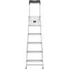 Hailo L60 StandardLine 8160-507 hliník štafle vč. odkládacího místa na nářadí max.prac. výška: 2.8 m stříbrná, červená, černá EN 131 5.1 kg