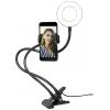LogiLink Ring Light Ø 8,5 cm stativ na světlo Energetická třída (EEK2021) E (A - G) vč. držáku smartphonu