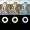 LogiLink Ring Light Ø 8,5 cm stativ na světlo Energetická třída (EEK2021) E (A - G) vč. držáku smartphonu
