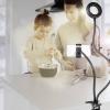 LogiLink Ring Light Ø 8,5 cm stativ na světlo Energetická třída (EEK2021) E (A - G) vč. držáku smartphonu