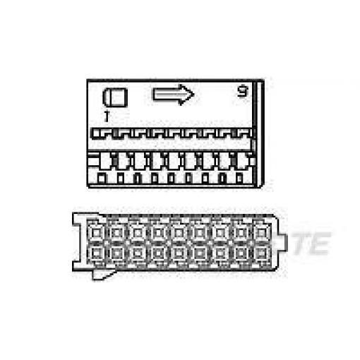 TE Connectivity 1355348-1 1 ks Carton