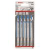 Bosch Accessories 2608636705 Pilový plátek do kmitací pily T 321 AF - Speed for Metal 5 ks
