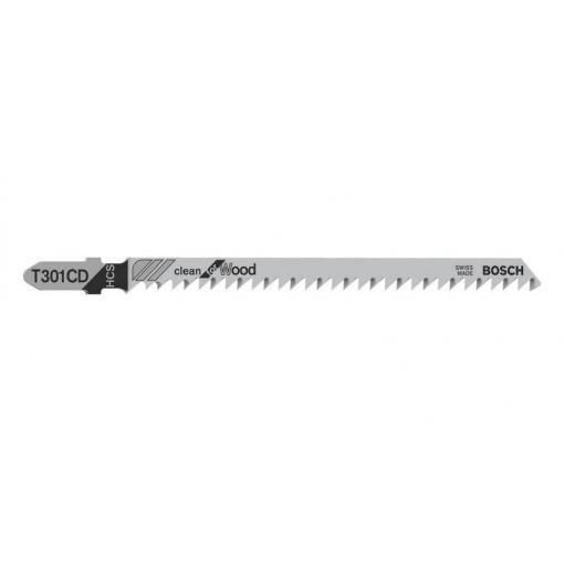 Bosch Accessories 2608637591 Pilový plátek do kmitací pily T 301 CD - Clean for Wood 3 ks