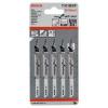 Bosch Accessories 2608634235 Pilový plátek do kmitací pily T 101 BRF - Clean for Hard Wood 5 ks